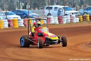 Speedcars -- Sid Middlemas Tribute Meeting Illabo Motorsports Park August 18, 2018 Photo by Keith Nicholls
