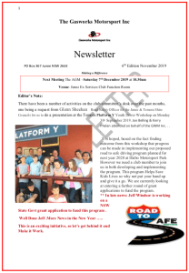 Gasworks Newsletter Cover Issue 006