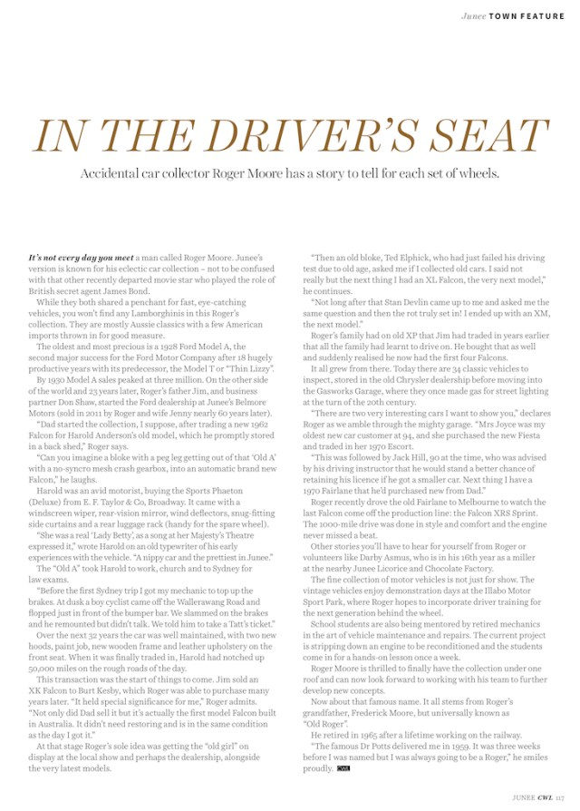 In the Drivers Seat - Central West Lifestyle Magazine Page 117