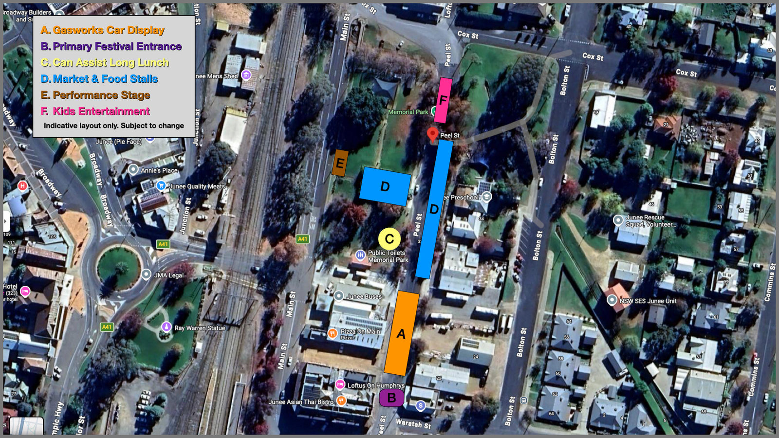 Canola Gateway Layout Map (indicative only)