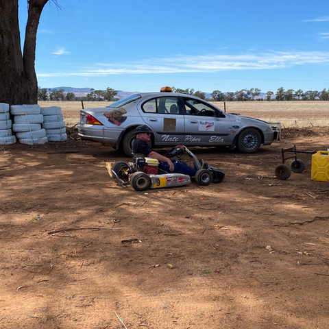 The Club Kart ready for a quick test